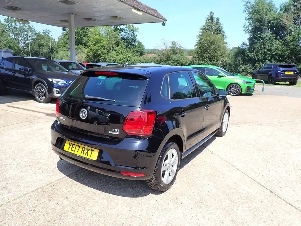 Used VW Polo Edition 90 HP (66 kW) 2017 Black Hatchback
