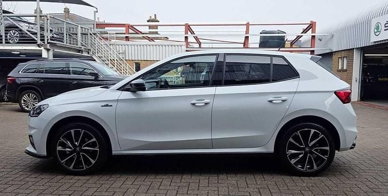 Used Skoda Fabia Monte Carlo 147 HP (108 kW) 2025 Moon white metallic Hatchback