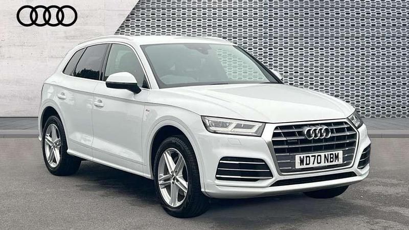 White Used 2021 Audi Q5 S-Line SUV | £27,138 (Good price) - Image 1/4