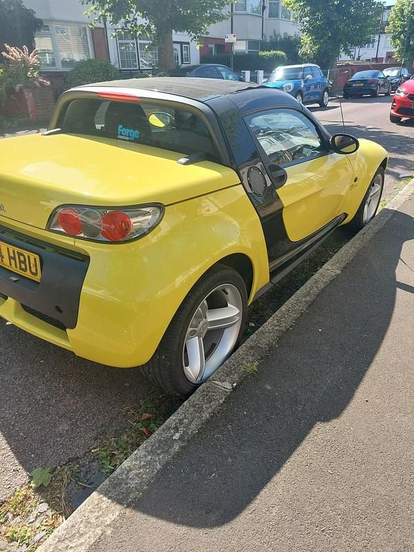 Used Smart Roadster 80 HP (58 kW) 2004 Yellow Cabriolet