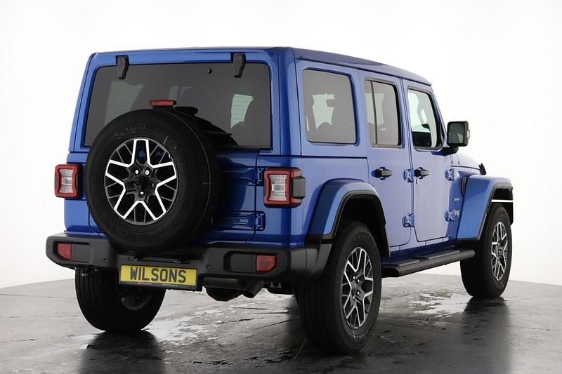 New Jeep Wrangler Sahara 272 HP (200 kW) 2025 Blue SUV