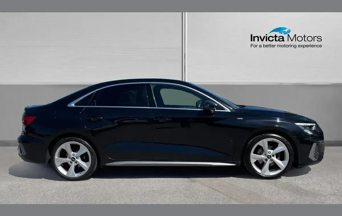 Used Audi A3 S-Line 110 HP (80 kW) 2022 Black Sedan