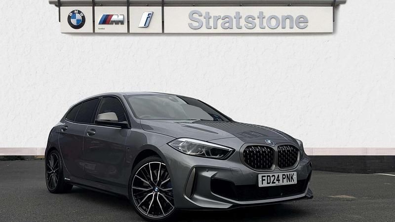 Grey Used 2024 BMW M135 Shadowline Hatchback | £32,991 (Fair price) - Image 1/4