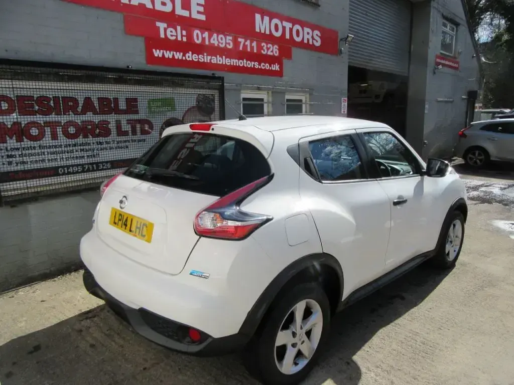 Used Nissan Juke Visia 110 HP (80 kW) 2014 White SUV