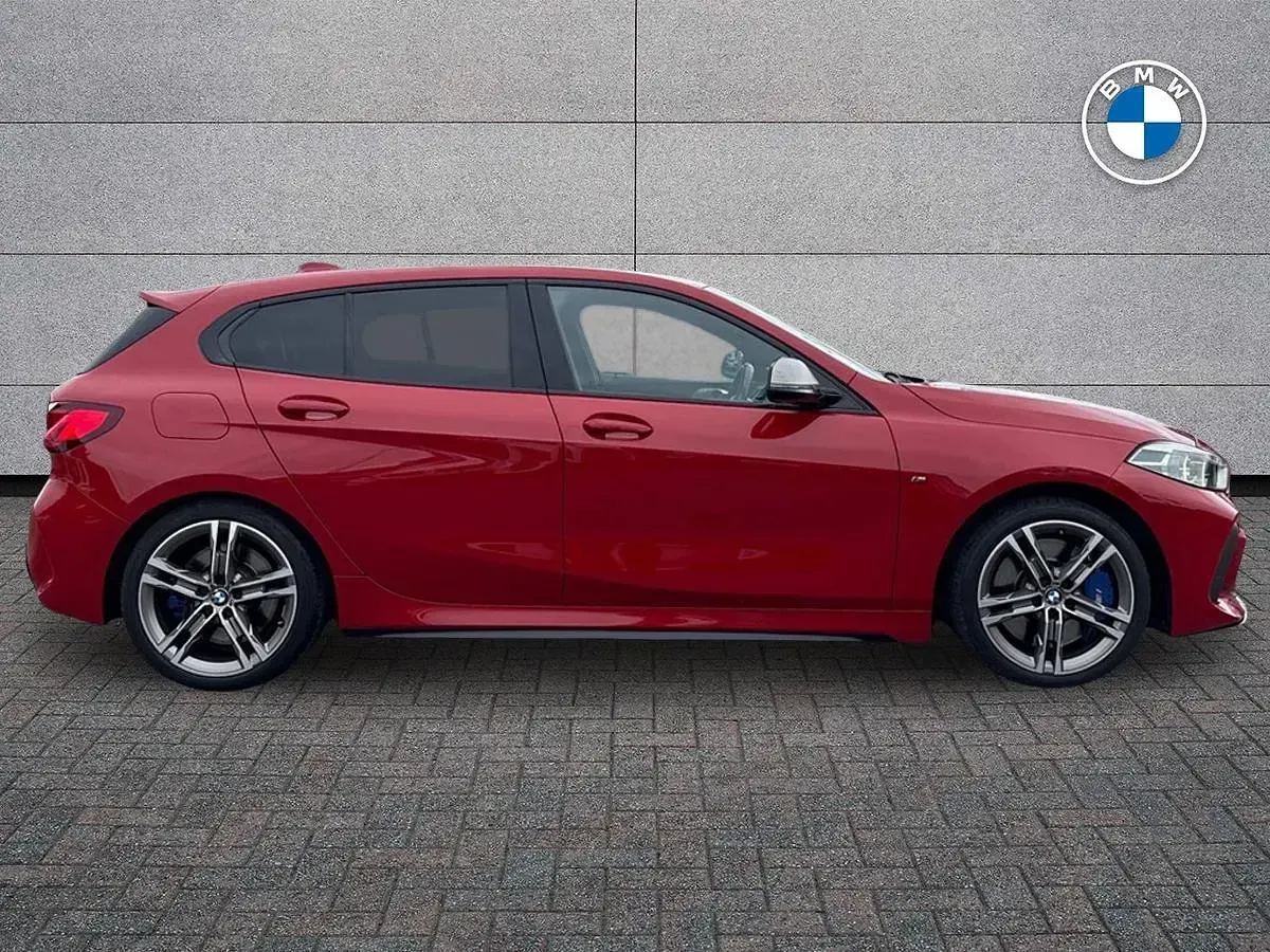 Used BMW M135 M Sport 302 HP (222 kW) 2020 Red Hatchback