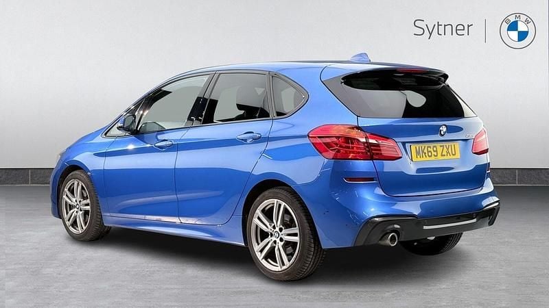 Used BMW 218 Active Tourer M Sport 138 HP (101 kW) 2019 Blue MPV