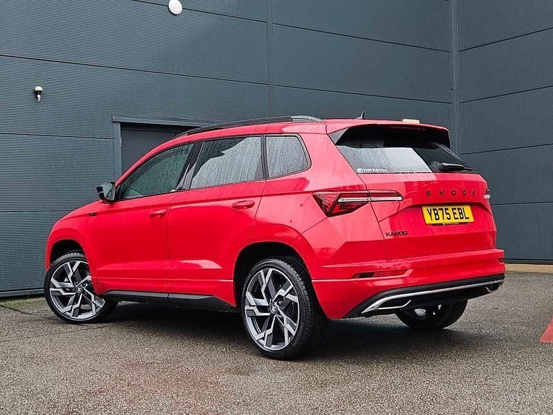 Used Skoda Karoq SportLine 150 HP (110 kW) 2026 Red SUV