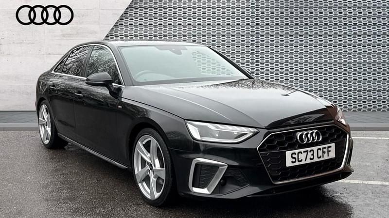 Used Audi A4 S-Line 150 HP (110 kW) 2023 Black Sedan