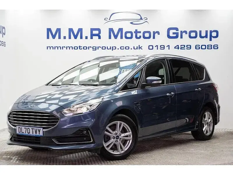 Begagnad Ford S-MAX Titanium 150 HK (110 kW) 2020 Blå Minibuss