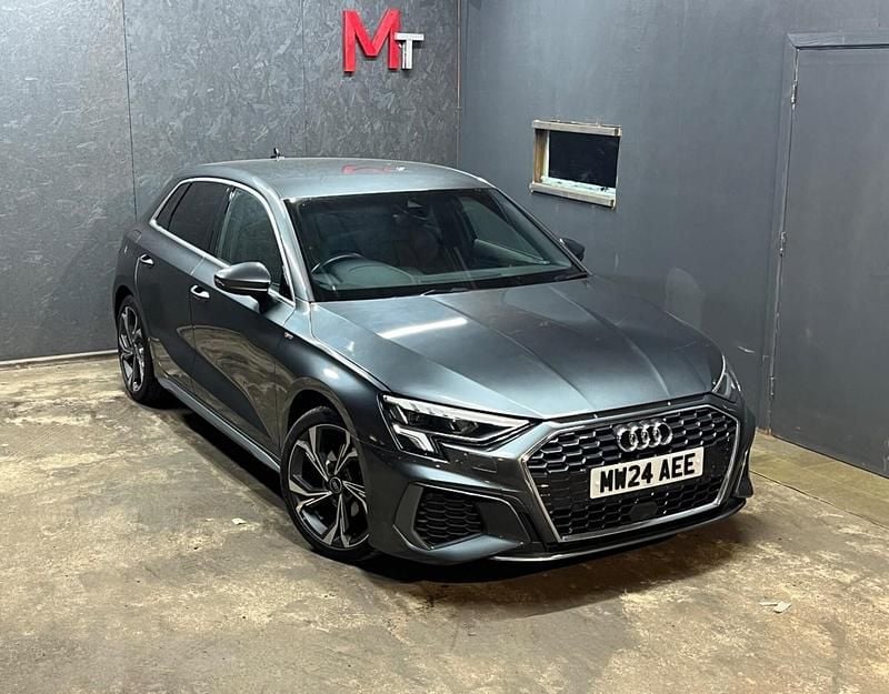 Grey Used 2024 Audi A3 Sportback S-Line Hatchback | £18,990 (Super price) - Image 1/4