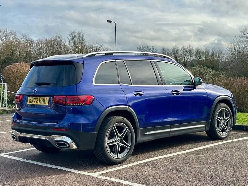 Used Mercedes GLB200 AMG line 163 HP (119 kW) 2022 Blue SUV