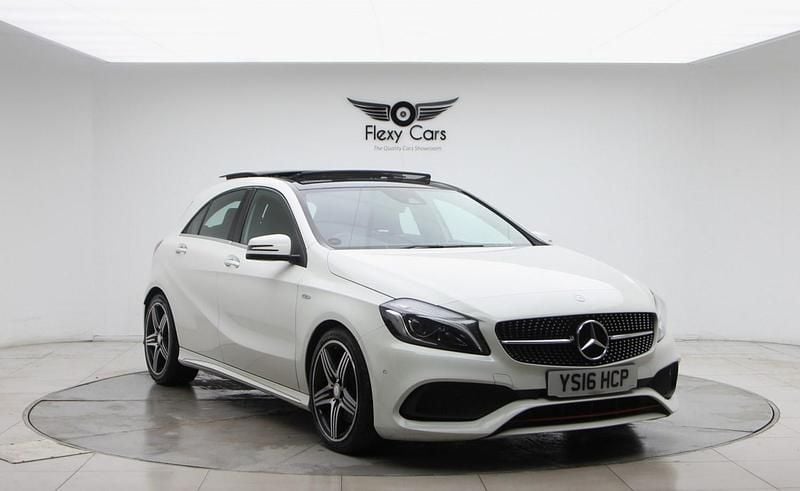 Used Mercedes A250 AMG 2016 White Hatchback