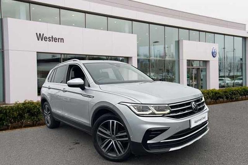 Silver Used 2022 VW Tiguan Elegance SUV | £24,499 (Fair price) - Image 1/4