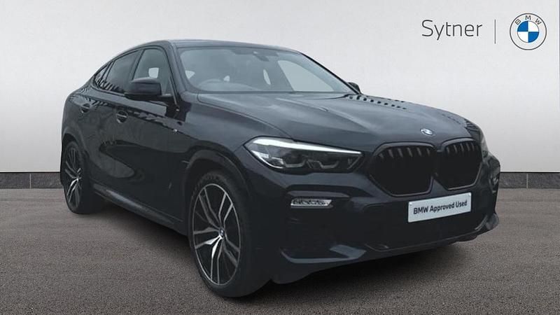 Black Used 2021 BMW X6 M Sport SUV | £41,000 (Good price) - Image 1/4