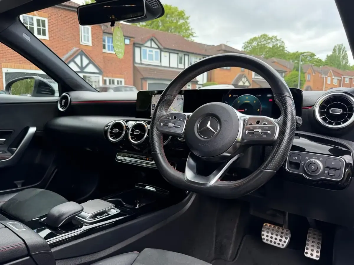 Used Mercedes A180 AMG line 2019 Black Hatchback