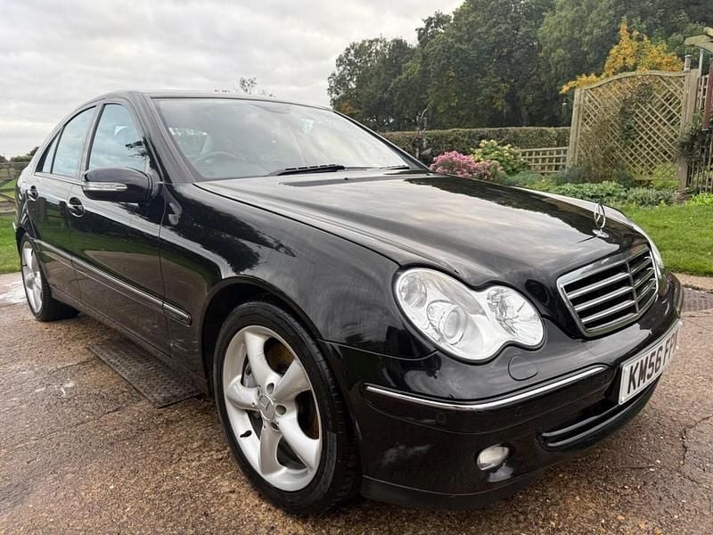 Black Used 2006 Mercedes C220 Avantgarde Sedan | £2,199 (Fair price) - Image 1/4