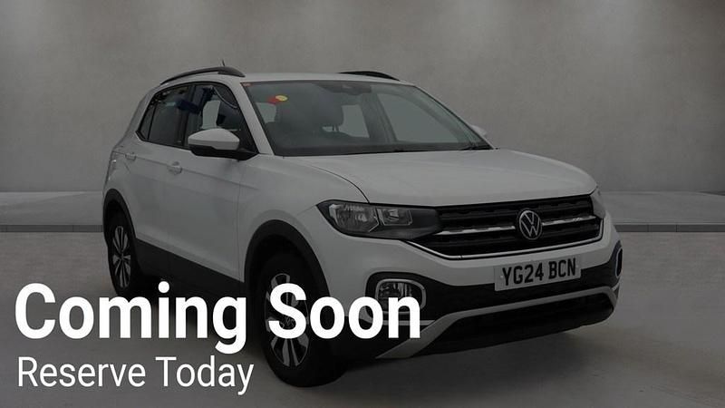 White Used 2024 VW T-Cross S SUV | £17,899 (Fair price) - Image 1/2