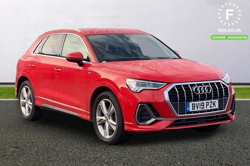 Used Audi Q3 S-Line 150 HP (110 kW) 2019 Red SUV