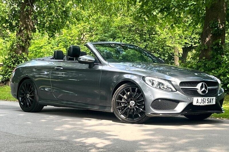 Grey Used 2017 Mercedes C250 AMG line Cabriolet | £15,395 (Fair price) - Image 1/1