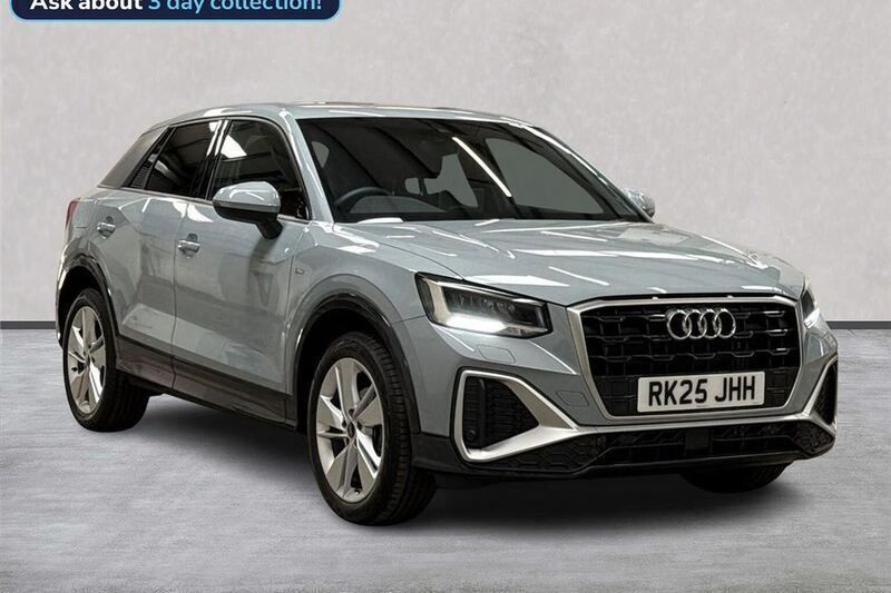 Grey Used 2025 Audi Q2 S-Line SUV | £31,532 (A bit pricey) - Image 1/4