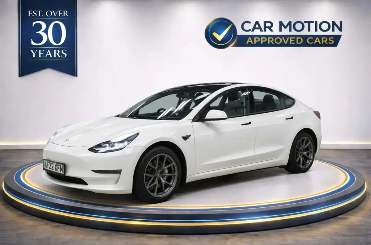 Używany Tesla Model 3 Long Range AWD 366 kW (498 KM) 2022 Biały Sedan/Limuzyna