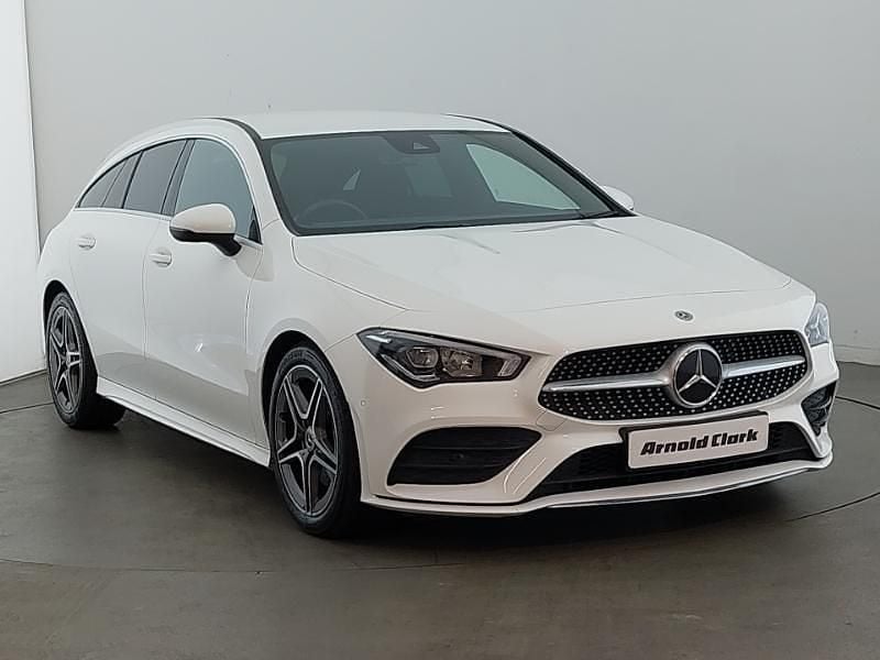 White Used 2019 Mercedes CLA200 AMG line Estate | £21,998 (A bit pricey) - Image 1/4