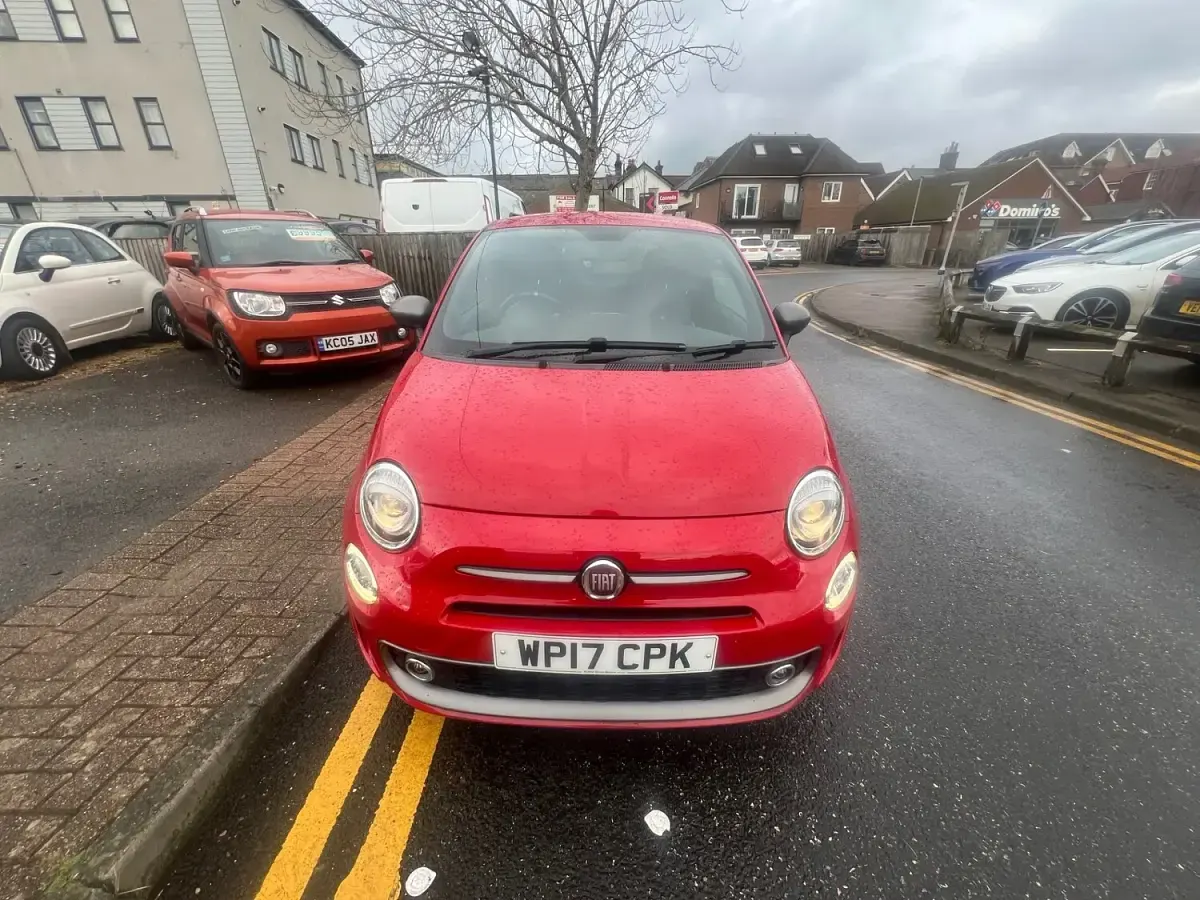 Used Fiat 500 S 69 HP (50 kW) 2017 Red Hatchback