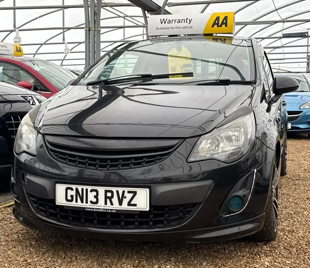 Used Vauxhall Corsa Edition 100 HP (73 kW) 2013 Black Hatchback