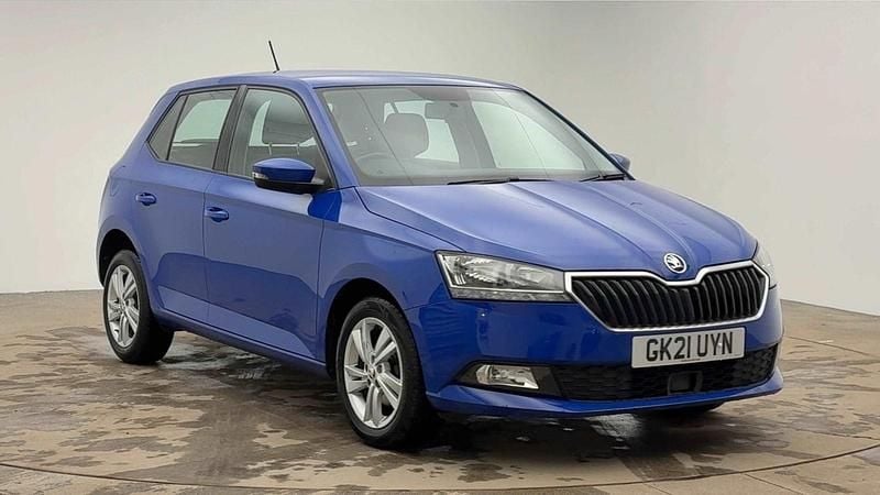 Blue Used 2021 Skoda Fabia SE Hatchback | £8,800 (Good price) - Image 1/4