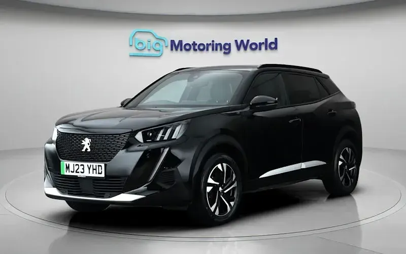 Used Peugeot e-2008 GT 100 kW (136 HP) 2023 Black SUV