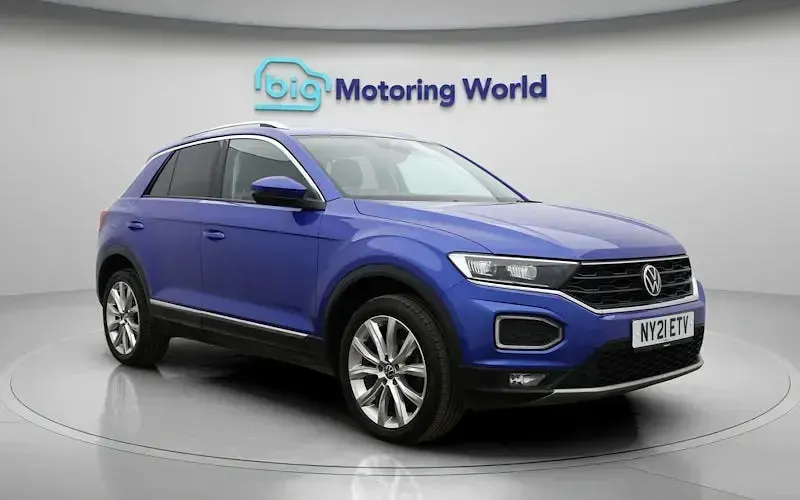 Used VW T-Roc SEL 150 HP (110 kW) 2021 Blue SUV