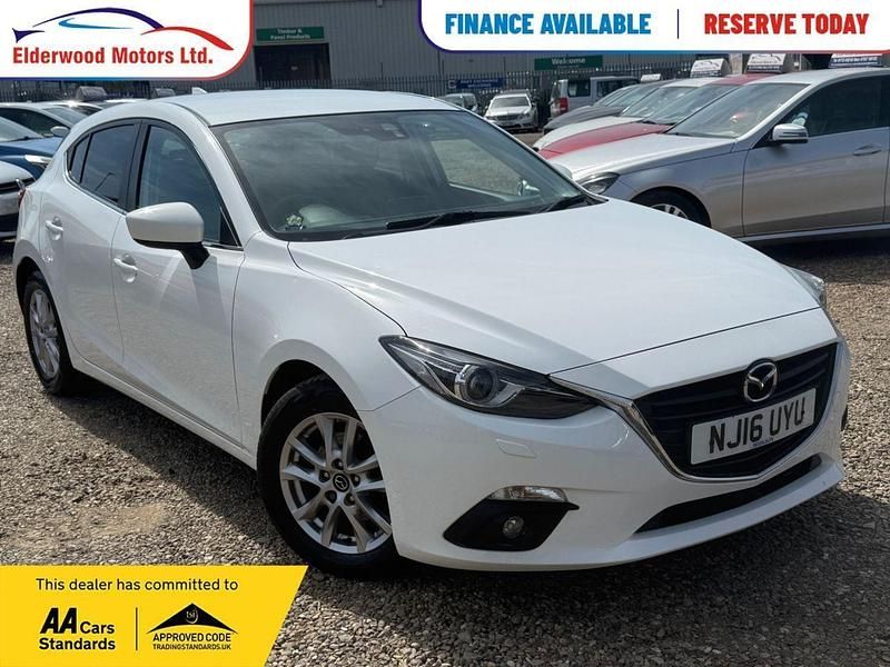 White Used 2016 Mazda 3 Hatchback | £5,890 (Good price) - Image 1/4