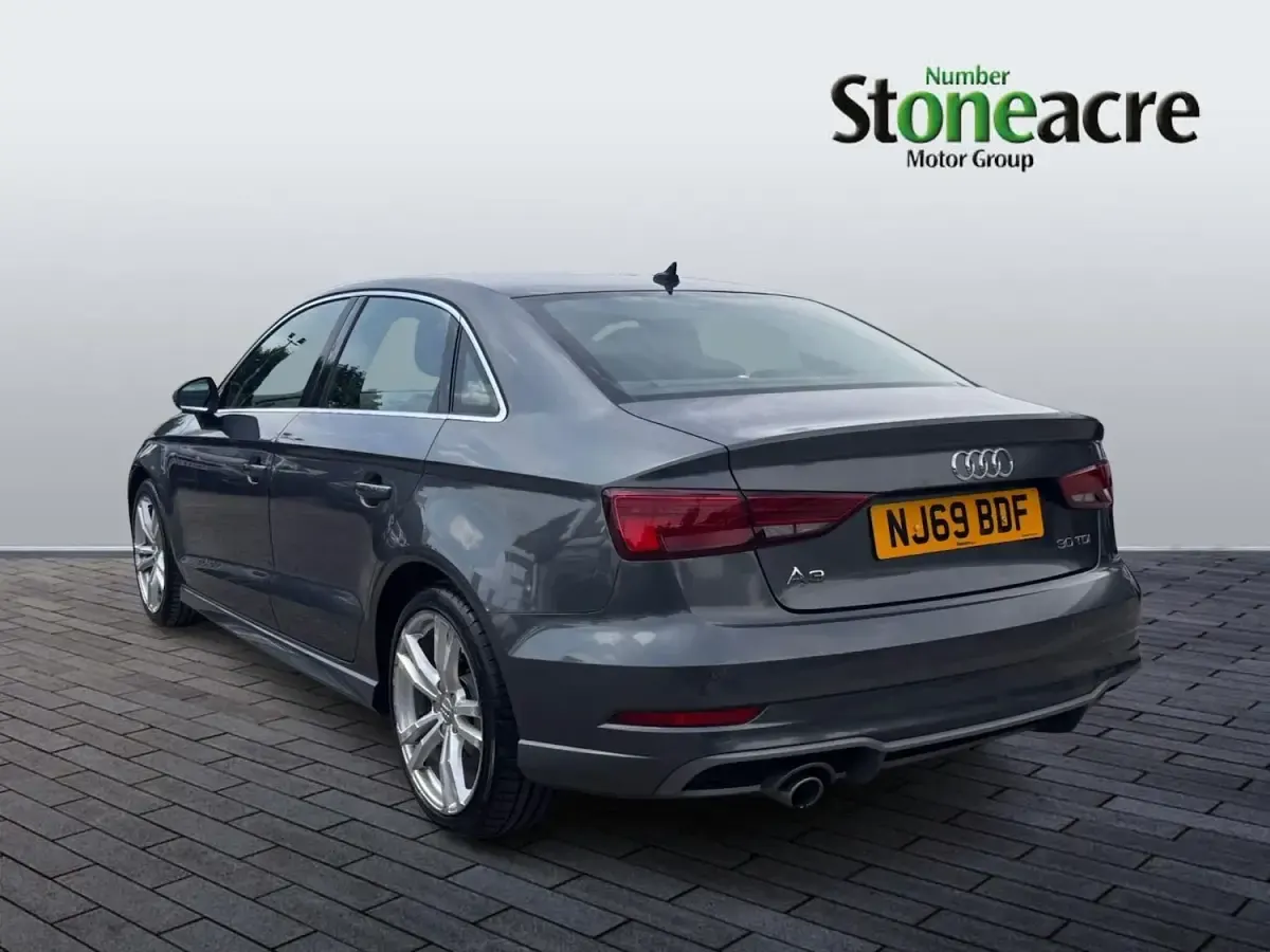 Used Audi A3 S-Line 116 HP (85 kW) 2019 Grey Sedan