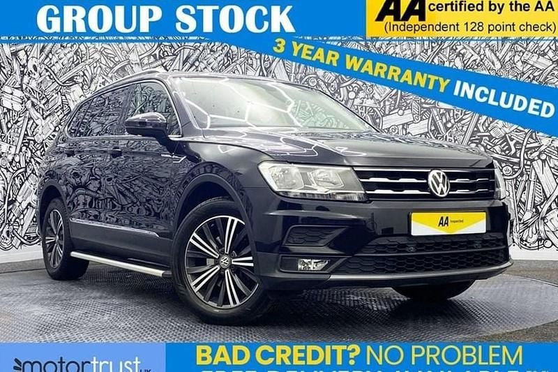 Black Used 2018 VW Tiguan Allspace SE SUV | £13,550 (Fair price) - Image 1/1