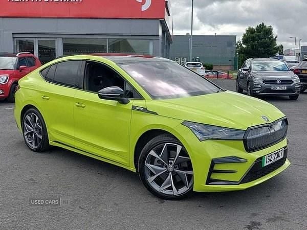 Used Skoda Enyaq iV vRS 219 kW (299 HP) 2022 Green SUV