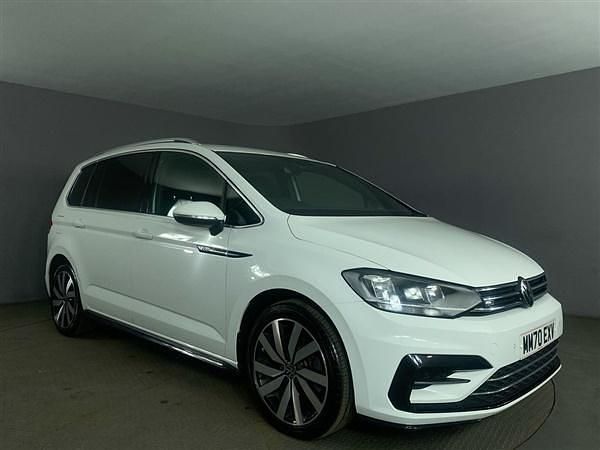 White Used 2020 VW Touran R-line MPV | £18,799 (Fair price) - Image 1/4