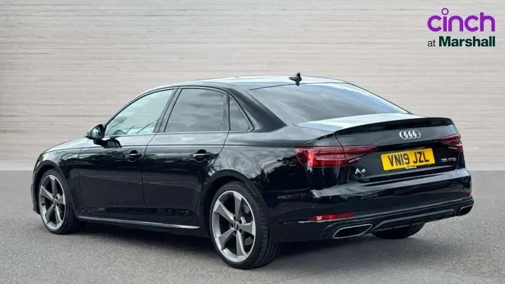 Used Audi A4 Black Edition 150 HP (110 kW) 2019 Black Sedan