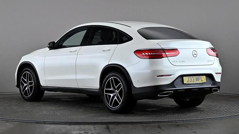 Used Mercedes GLC220 AMG line 170 HP (125 kW) 2017 White Coupe
