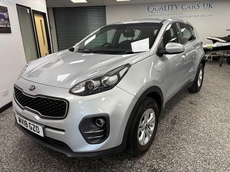 Używany Kia Sportage 130 KM (95 kW) 2018 Srebrny SUV