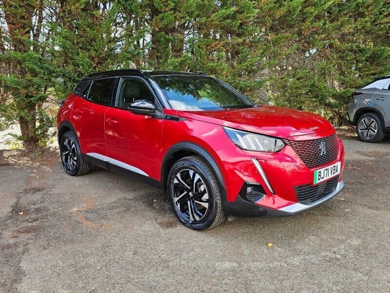 Red Used 2021 Peugeot e-2008 GTi SUV | £13,990 (A bit pricey) - Image 1/4