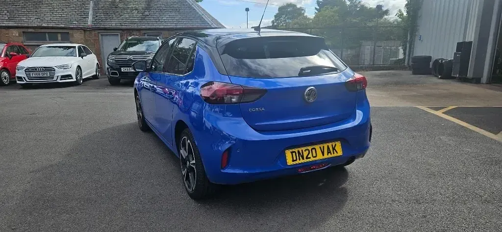 Used Vauxhall Corsa Elite 100 HP (73 kW) 2020 Blue Hatchback