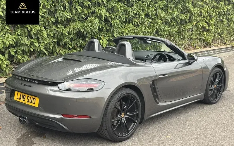 Used Porsche 718 Boxster 300 HP (220 kW) 2018 Grey Cabriolet