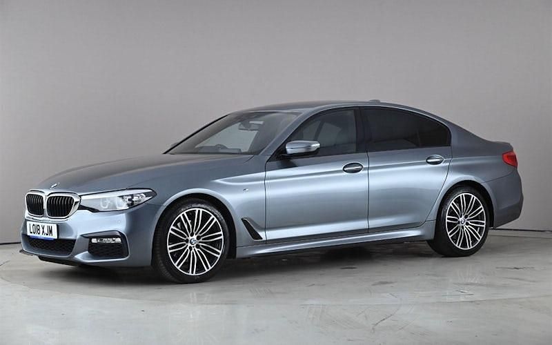 Begagnad BMW 520 M Sport 190 HK (139 kW) 2018 Blå Sedan