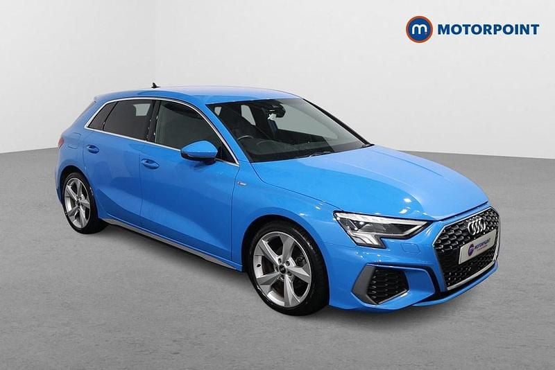 Used Audi A3 S-Line 2022 Blue Sedan