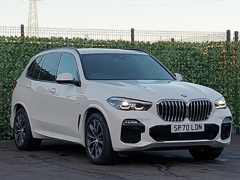 White Used 2020 BMW X5 M Sport SUV | £41,998 (A bit pricey) - Image 1/4