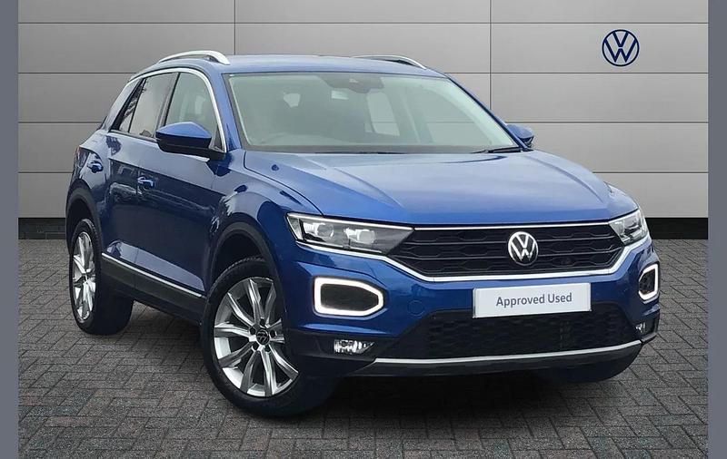 Used VW T-Roc SEL 147 HP (108 kW) 2021 Blue SUV