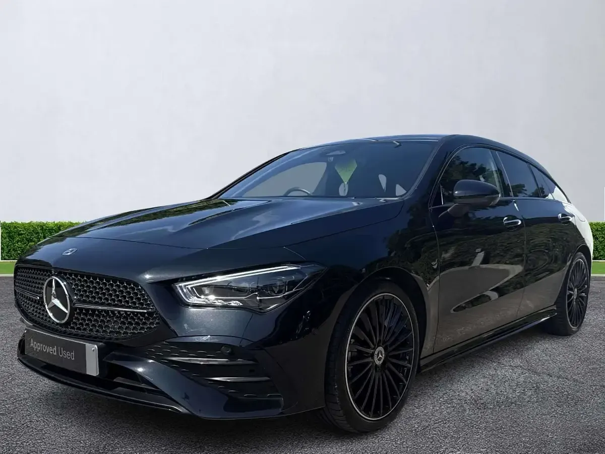 Used Mercedes CLA220 AMG Line Premium Plus 2025 Black Estate