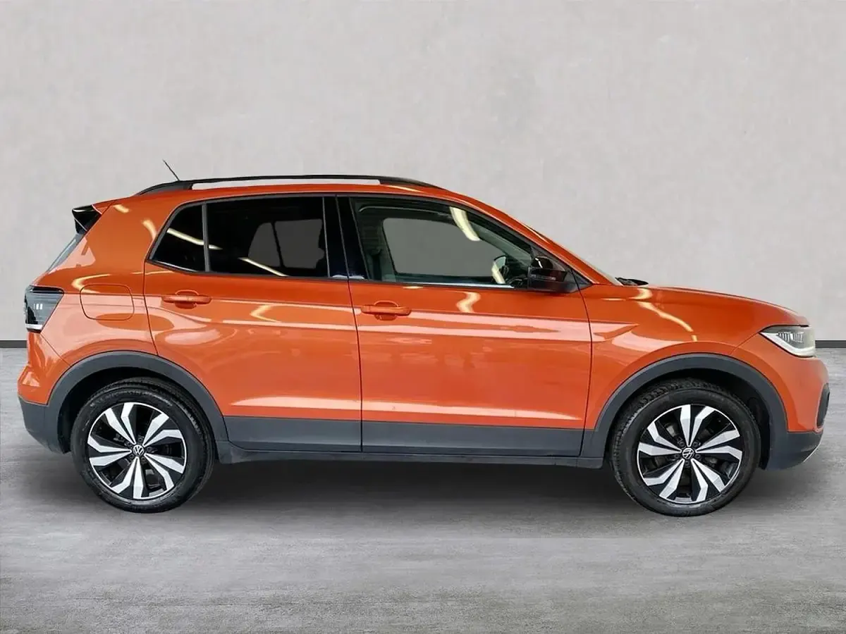 Used VW T-Cross Black Edition 110 HP (80 kW) 2023 Orange SUV