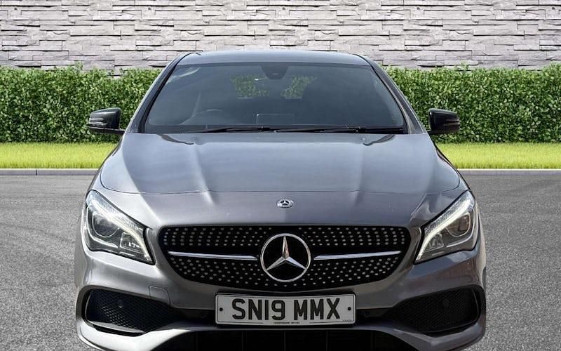 Used Mercedes CLA200 AMG line 156 HP (114 kW) 2019 Grey Coupe