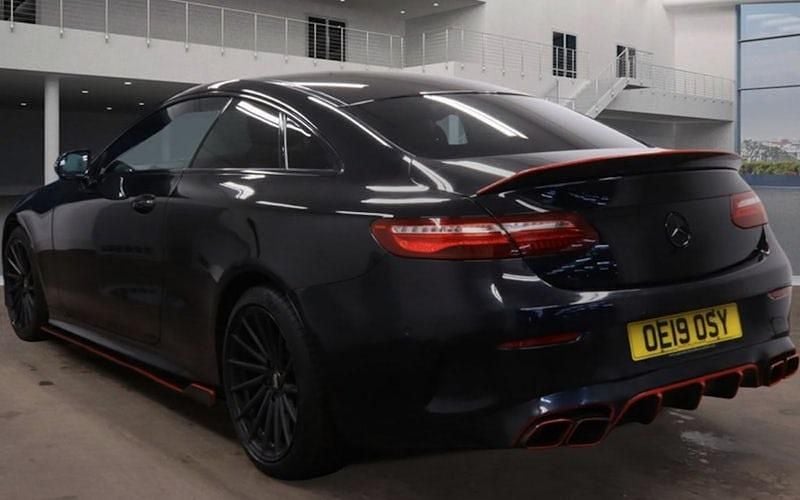 Used Mercedes E220 AMG line 194 HP (142 kW) 2019 Black Coupe